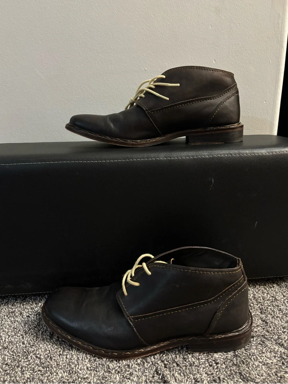 Men's Dark Brown Leather Chukka Boots - Timeless Everyday Style